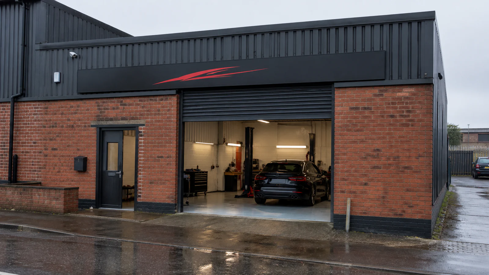 Frontage of the Navs HID Direct workshop at 17 Girlington Road, Bradford BD8 9NL